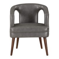 OSP Home Furnishings - Mason Accent Reception Chair - Pewter - Large Front