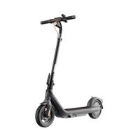 Segway - E2 Pro Electric Scooter w/21.7 miles Max Operating Range & 18.6 mph Max Speed - Black - Large Front