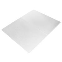 Floortex - Rectangular With Fold Polypropylene Chair Mat for Hard Floors 45 x 53 inches - Translu... - Large Front