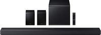 SAMSUNG Q-Series 5.1.2 Ch Soundbar with Subwoofer and Rear Speakers - Titan Black - Large Front