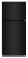 Whirlpool - 30 inch wide 19 cu. ft. Top Freezer Refrigerator with Total Coverage Cooling - Black - Large Front