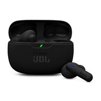 JBL - Vibe Beam 2 Noise Cancelling Earbuds - Black - Large Front