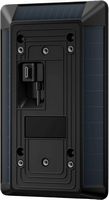 Solar Charger for Ring Battery Doorbell - Black - Large Front