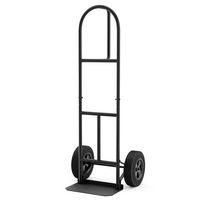 Costway - Heavy Duty Hand Truck Metal Dolly Cart with P-Handle and Rubber Wheels and 770 LBS Max ... - Large Front