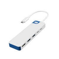 Hyper - HyperDrive Flex 5 Port USB-C Hub - Blue - Large Front