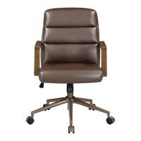 OSP Home Furnishings - Henfield Office Chair - Chocolate - Large Front