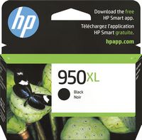 HP - 950XL High-Yield Ink Cartridge - Black - Large Front