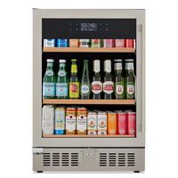 Wine Enthusiast - SommSeries2 178 Can Beverage Center - Stainless Steel - Large Front