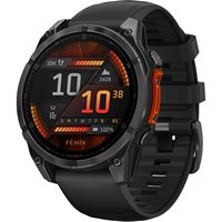 Garmin - fēnix 8 AMOLED  GPS Smartwatch 47 mm Fiber-reinforced polymer - Slate Gray - Large Front