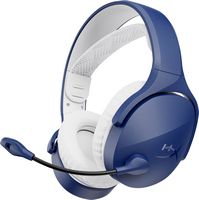 HyperX - Cloud Jet Dual Wireless Gaming Headset for PC, Mac, PS5, PS4, and Mobile - Jet Blue - Large Front