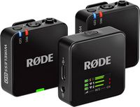 RØDE - WIRELESS GO (GEN 3) Compact Wireless Microphone System - Black - Large Front