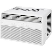 LG - 350 Sq. Ft. 8,000 BTU Smart Window Air Conditioner - White - Large Front