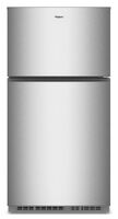 Whirlpool - 21.3 Cu. Ft. Wide Top Freezer Refrigerator with Total Coverage Cooling - Fingerprint-... - Large Front