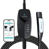 Lectron - App Control (WiFi) Portable Tesla Level 1 NEMA 5-15 Electric Vehicle (EV) Charger- up t... - Large Front