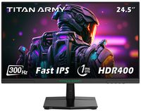 Titan-army - P2510HS 24.5” Gaming Monitor, CSOT Fast IPS 1ms GTG 300Hz (DP) 240hz (HDMI) 1920×108... - Large Front
