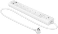 TP-Link - Tapo P316M Smart Surge Protection Power Strip with 6 Outlets and 3 Built-In USB Ports -... - Large Front