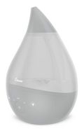 CRANE - 1 Gal. Drop Cool Mist Humidifier with Sound Machine - Grey - Large Front
