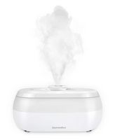 Homedics - Top-Fill Ultrasonic Humidifier with Night Light and Aromatherapy - White - Large Front