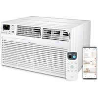 TCL 8,000 BTU Smart Through-the-Wall Air Conditioner with Heat - White - Large Front