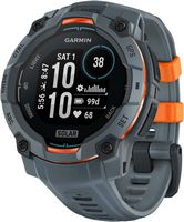 Garmin - Instinct 3 Solar GPS Smartwatch 45 mm Fiber-reinforced Polymer - Twilight with Twilight ... - Large Front