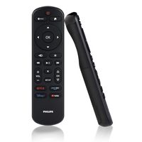 Philips - One-Touch Streaming Remote Control - Black - Large Front