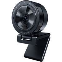 Razer - Kiyo Pro 1920 x 1080 Webcam with High-Performance Adaptive Light Sensor - Black - Large Front