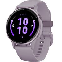 Garmin - vívoactive 5 GPS Smartwatch 42 mm Fiber-reinforced polymer - Metallic Orchid Aluminum an... - Large Front