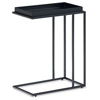 Simpli Home - Garner Tray Top C Side Table - Black - Large Front