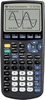 Texas Instruments - TI-83 Plus Graphing Calculator - Blue - Large Front
