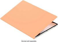 Samsung - Galaxy Tab S10 Ultra/S9 Ultra Smart Book Cover - Orange - Large Front