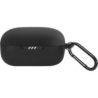 SaharaCase - Anti-Slip Silicone Case for JBL Live Free 2 Headphones - Black - Large Front