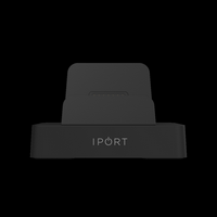 iPort - CONNECT DOCK - Connect Mount and Charger for iPad in a Connect Case (Each) - Black - Large Front