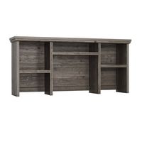 Sauder - Aspen Post Computer Hutch - Pebble Pine - Large Front