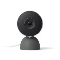 Google - Nest Cam Indoor (wired, 3rd gen) - Latest Model - 2K Video and Gemini - Hazel - Large Front