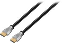 Rocketfish™ - 4' 4K UltraHD/HDR In-Wall Rated HDMI Cable - Black - Large Front