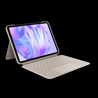Logitech - Combo Touch for iPad Pro 11-inch (Latest Model)(M4 chip) Keyboard Case with Detachable... - Large Front