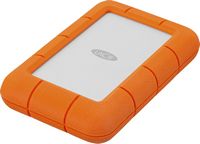 LaCie - Rugged Mini 1TB External USB 3.0 Portable Hard Drive with Rescue Data Recovery Services -... - Large Front