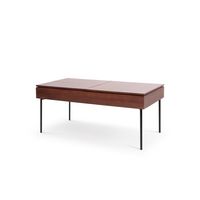 Burrow - Carta Hardwood Coffee Table - Walnut - Large Front