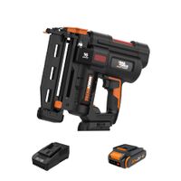 WORX - Nitro WX841L 20V 16GA Brushless Finish Nail Gun (Battery & Charger Included) - Black - Large Front