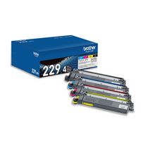 Brother - TN229 4-Pack Standard-Yield Toner Cartridges - Black/Cyan/Magenta/Yellow - Large Front