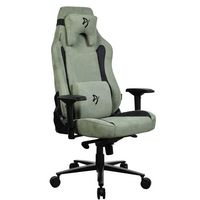 Arozzi - Vernazza Series Top-Tier Premium XL Supersoft Upholstery Fabric Gaming Chair - Forest - Large Front