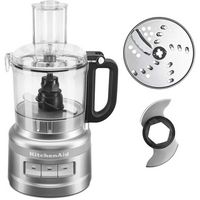 KitchenAid - Easy Store 7-Cup Food Processor in Contour - Silver - Large Front