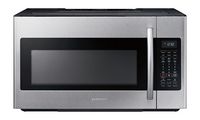 Samsung - 1.8 cu. ft.  Over-the-Range Fingerprint Resistant  Microwave with Sensor Cooking - Stai... - Large Front