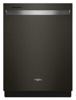 Whirlpool - 24” Stainless Steel Dishwasher with AI Intelligent Wash - 47 dBA .- Print Resistant B... - Large Front
