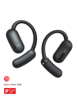 Soundcore - by Anker AeroFit 2 Open-Ear Headphones with Adjustable Ear Hooks - Black - Large Front