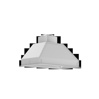 ZLINE - 34 inches - Externally Vented - Range Hood Insert - Stainless Steel - Large Front