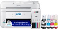 Epson - EcoTank ET-4850 All-in-One Supertank Inkjet Printer - White - Large Front