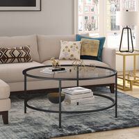 Camden&Wells - Laurita Coffee Table - Obsidian - Large Front