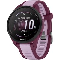 Garmin - Forerunner 165 Music GPS Smartwatch 43 mm Fiber-Reinforced Polymer - Berry/Lilac - Large Front