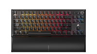 CORSAIR - K70 CORE TKL Compact Wireless RGB Pre-Lubed Linear Mechanical Switches Gaming Keyboard ... - Large Front